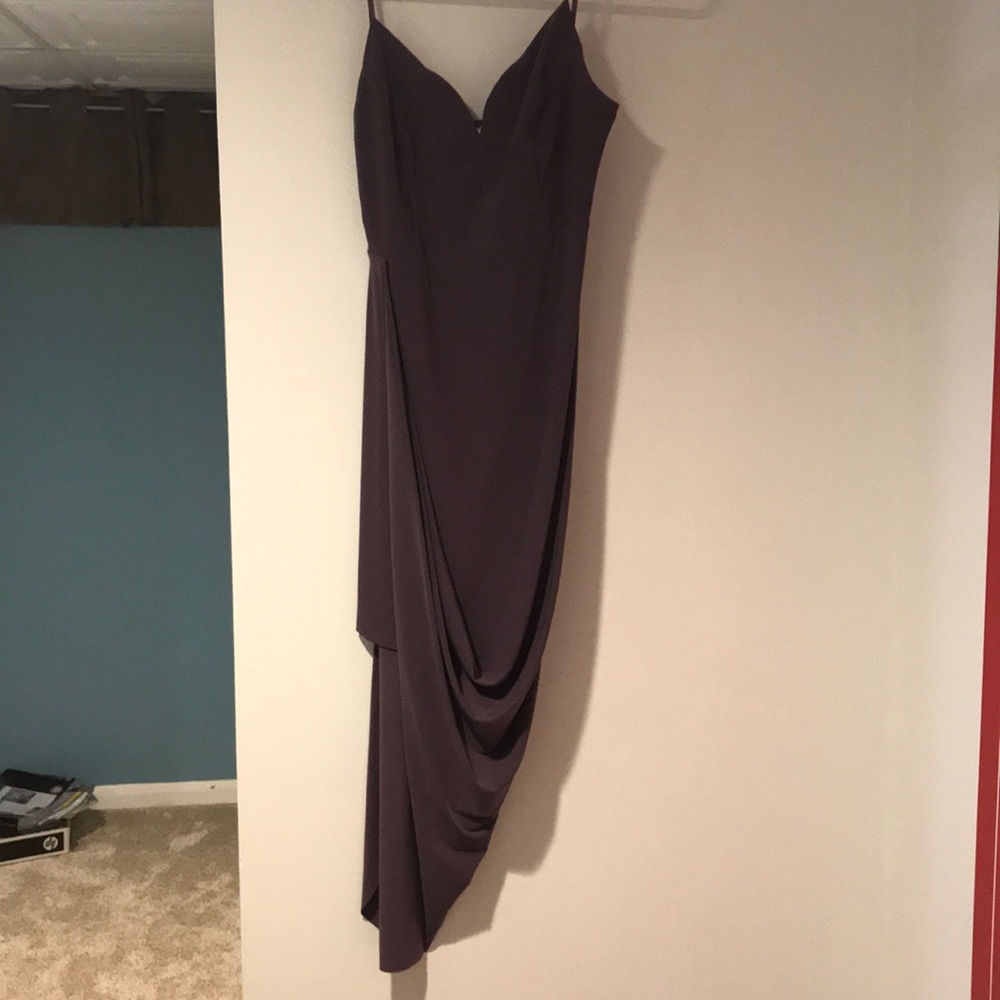 Lavender asymmetrical dress